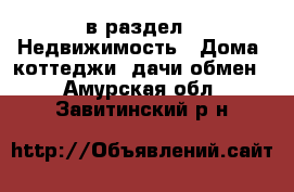  в раздел : Недвижимость » Дома, коттеджи, дачи обмен . Амурская обл.,Завитинский р-н